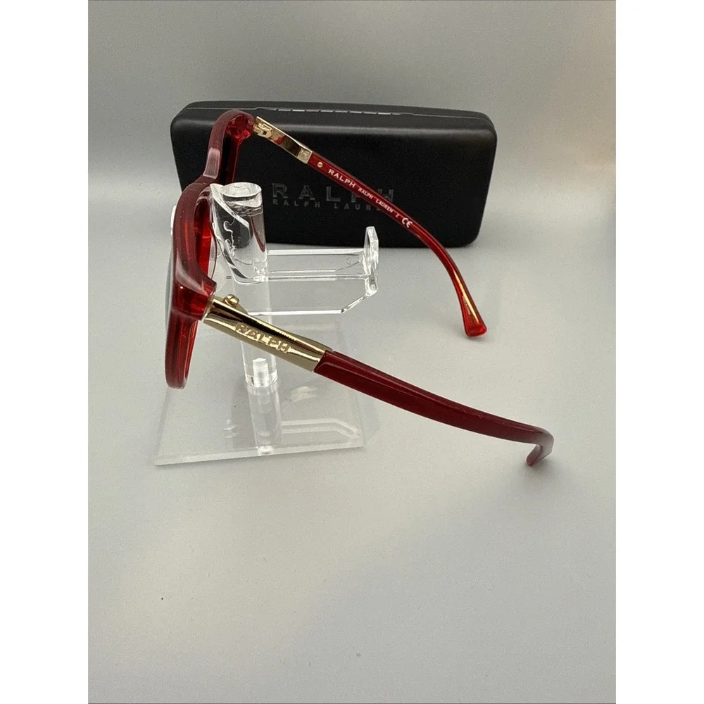 RALPH LAUREN RA5206 RED GRADIENT AUTHENTIC SUNGLASSES 51-20-135LOGO SIDES & CASE